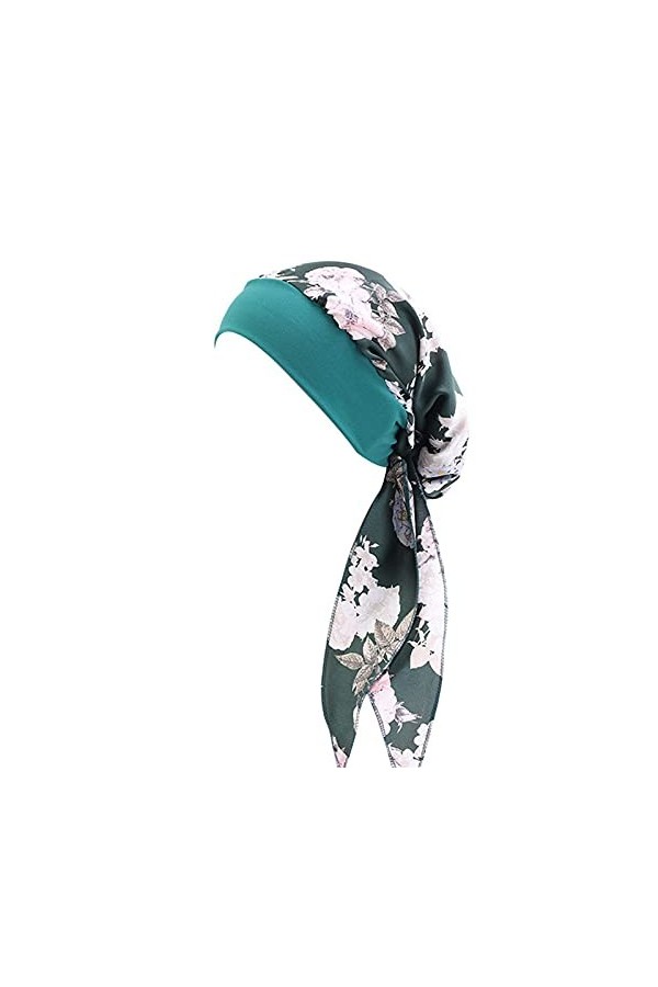 WWricotta Foulard En Bambou Pour Femme - Multifonctionnel éLastique à Large Bande Headwrap Pour Les Femmes Musulmanes Cheveux
