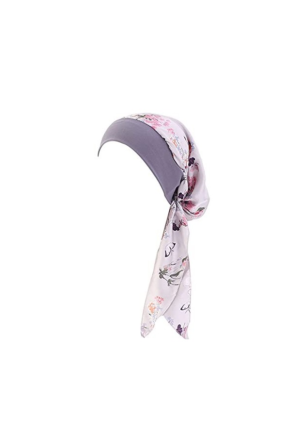 WWricotta Foulard En Bambou Pour Femme - Multifonctionnel éLastique à Large Bande Headwrap Pour Les Femmes Musulmanes Cheveux