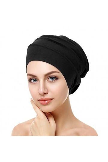 VUCDXOP Femmes Casquettes Turban Bandana Turban Chemo Cancer Bonnet Hijab Bandanas Écharpe Chapeau Musulman Chapeau Capuchon 