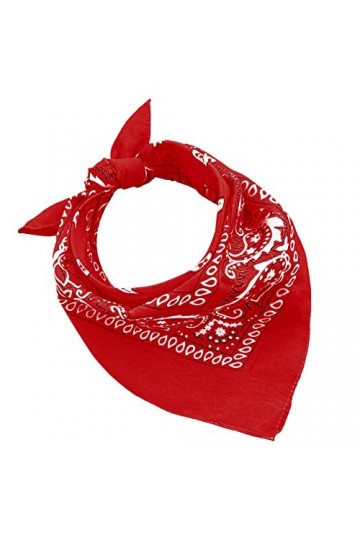 Bandanas 100 % coton pour femme / homme / enfants, unisexe avec motif Paisley, mouchoir couvre-chef, écharpe pour cheveux / c