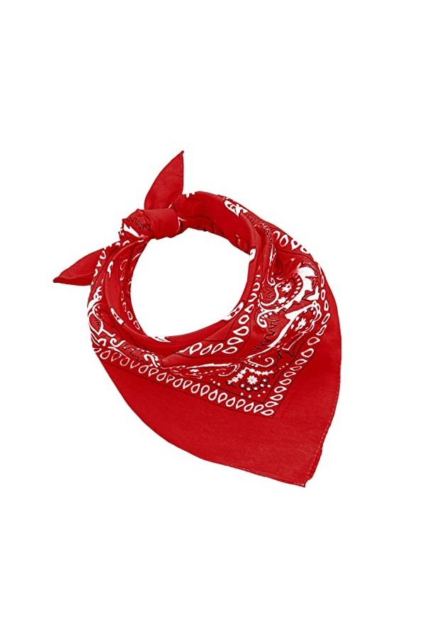 Bandanas 100 % coton pour femme / homme / enfants, unisexe avec motif Paisley, mouchoir couvre-chef, écharpe pour cheveux / c