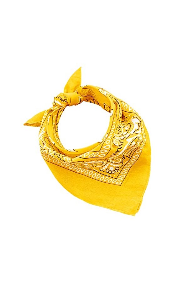 Bandanas 100 % coton pour femme / homme / enfants, unisexe avec motif Paisley, mouchoir couvre-chef, écharpe pour cheveux / c
