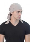 Deresina Bandana simple à nouer pour perte de cheveux, chimio, taupe, taille unique