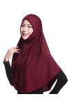 GladThink Musulmane Hijab Écharpe des femmes avec beaucoup de couleurs Vin