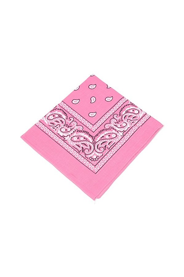 Boolavard 100 % coton, bandanas avec motif cachemire original | Couleur au choix Couvre-chef/Écharpe de cheveux Cou Poignet B
