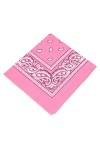 Boolavard 100 % coton, bandanas avec motif cachemire original | Couleur au choix Couvre-chef/Écharpe de cheveux Cou Poignet B