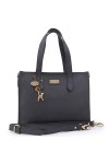 Catwalk Collection Handbags - Cuir Saffiano résistant à leau - Sac porté épaule avec Bandoulière réglable et détachable/Tote