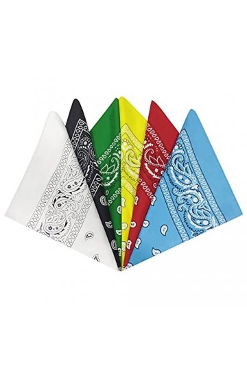 QEEQPF Paisley Bandana Foulard Neck Echarpes Bracelet Noix de Cajou Bandana Design Foulard Nouveauté Impression Head Wrap pou