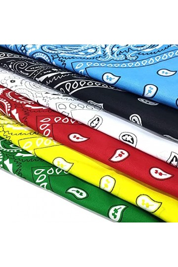 QEEQPF Paisley Bandana Foulard Neck Echarpes Bracelet Noix de Cajou Bandana Design Foulard Nouveauté Impression Head Wrap pou