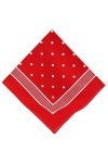 Betz bandana classique XXL à points 70 x 70 cm en 100% coton couleur rouge