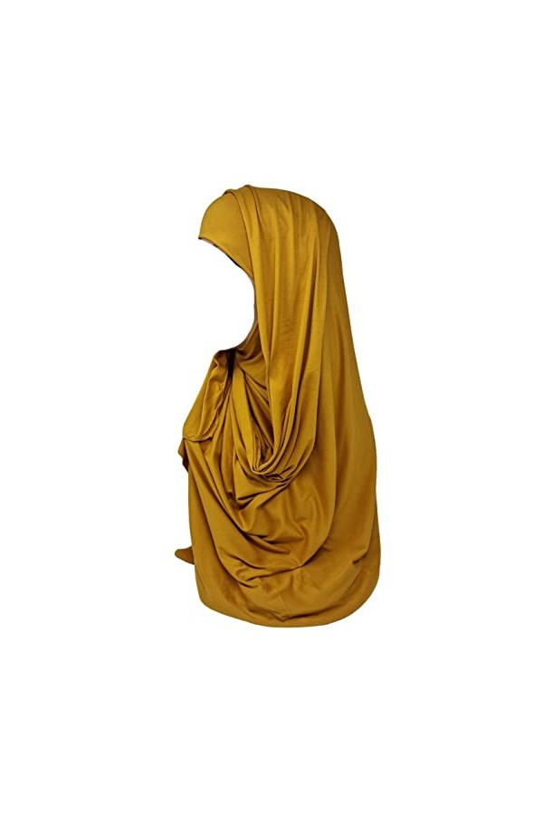 Écharpe hijab en viscose - Marron - Taille Unique