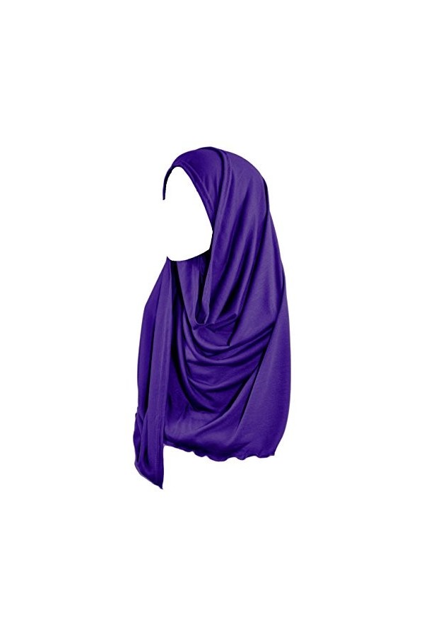Écharpe hijab en viscose - Marron - Taille Unique