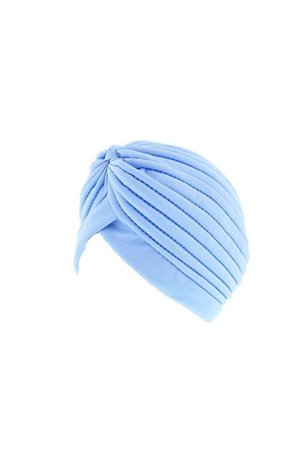 Zacs Alter Ego® Turban plissé de style vintage – Idéal pour la perte de cheveux ou la mode, peau,