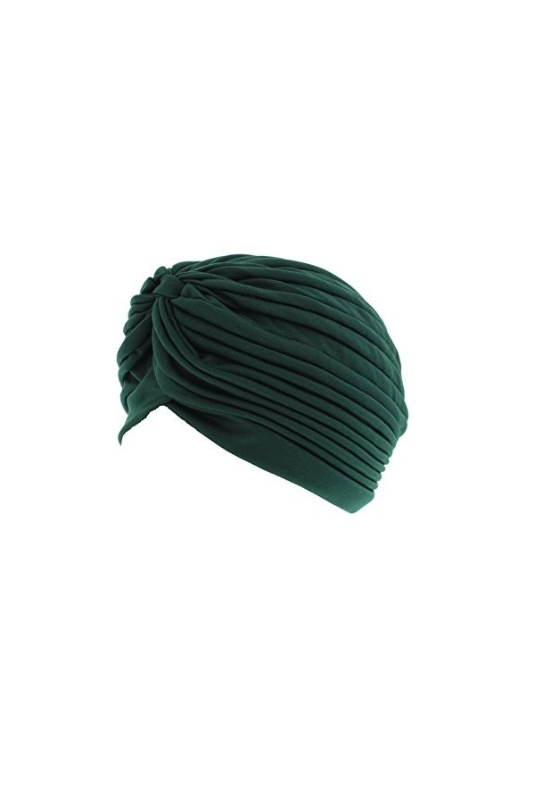 Zacs Alter Ego® Turban plissé de style vintage – Idéal pour la perte de cheveux ou la mode, peau,
