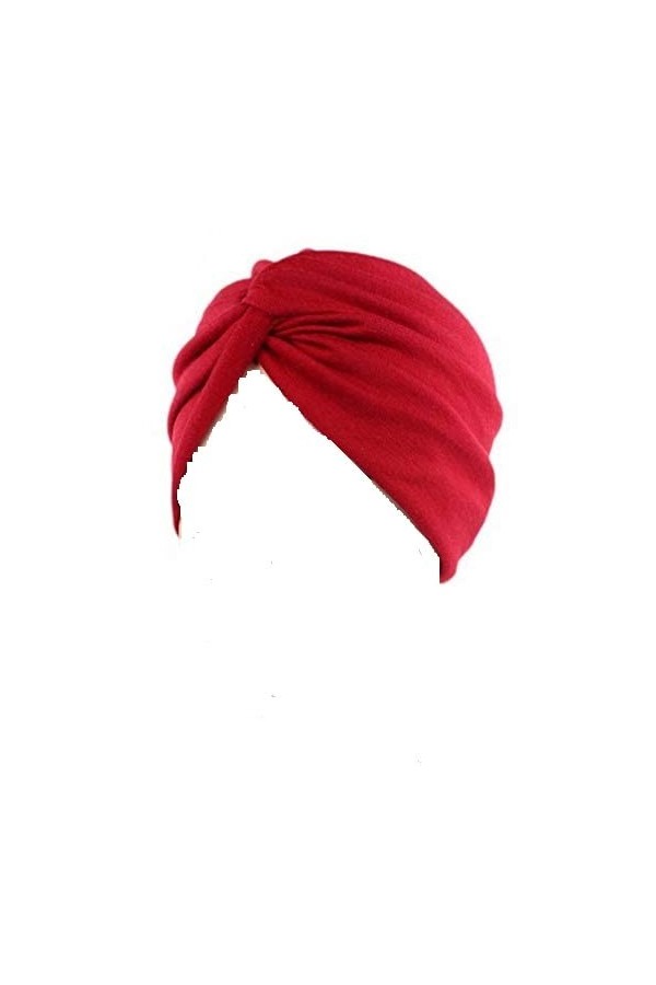 Xiang Ru Islamique Foulard Couleur Uni Chapeau Bonnet Indiens Doux Simple Marine