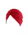 Xiang Ru Islamique Foulard Couleur Uni Chapeau Bonnet Indiens Doux Simple Marine