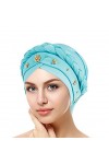 Femmes Bonnet Hijab, Islamique Musulman Hijab Undercap sous Intérieur sous Écharpe Chapeau avec Fermeture à Attache Couleur U