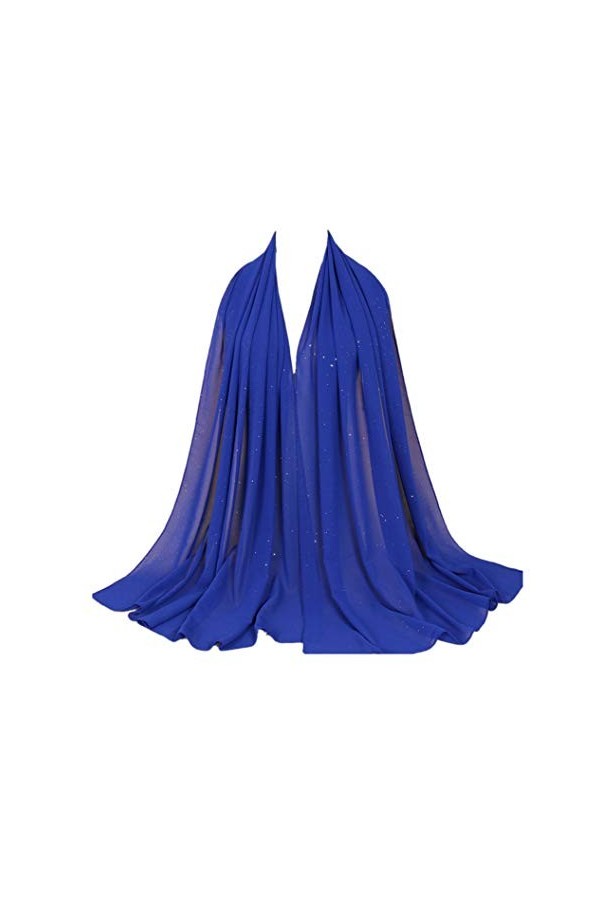 zhbotaolang Femmes Musulmanes Foulard Casquette Ramadan Pleine Couverture Châle NO.3/180-75cm 