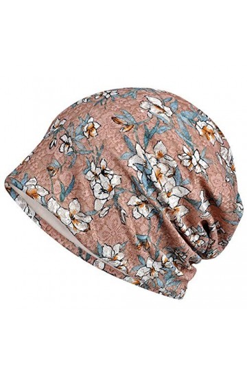 Amorar Femmes Foulard en Coton Chapeau élastique Hijab Bandana Turban Chapeau Chapeaux Chemo Bonnet Écharpe Chapeaux Head Wra
