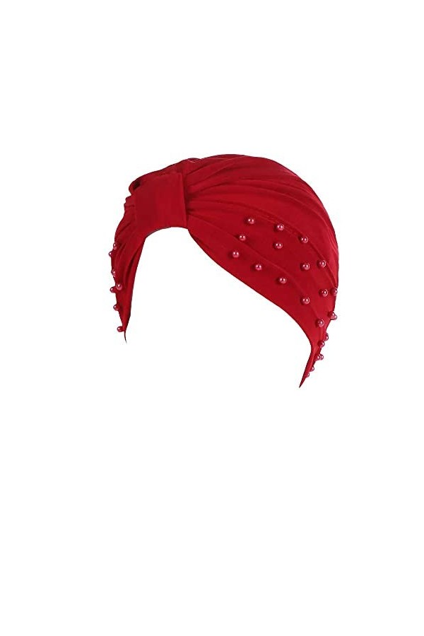 Foulard froissé pour femme musulmane hijab contre la perte de cheveux - Vert - Taille Unique