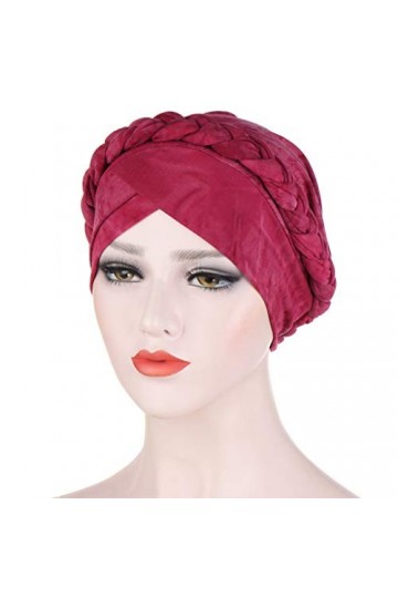 Biruil Turban pour chimiothérapie, turban pour cheveux torsadés, style ethnique, bohème - - Taille unique