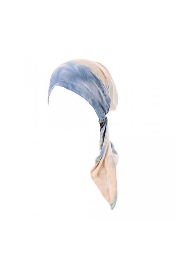 Fxhixiy Bandana pré-noué turban pour femme chimiothérapie, cancer, Beige et gris., Taille unique