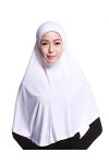 GladThink Musulmane Hijab Écharpe des femmes avec beaucoup de couleurs Blanc