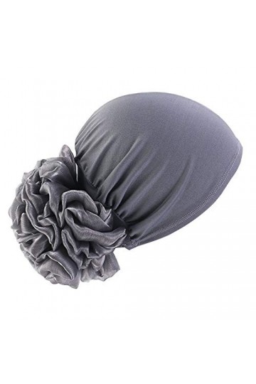 Lot de 2 turban élastiques à fleurs pour femme, Nouveau jaune, Taille unique
