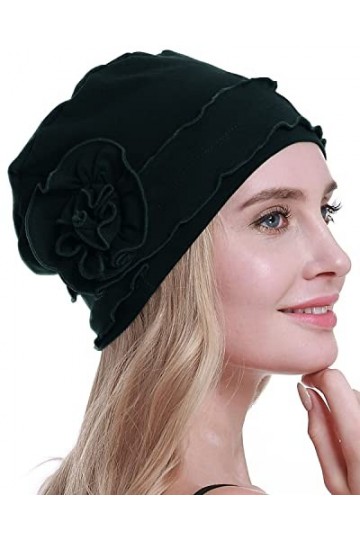 osvyo Chemo Headwear Turban pour femme – Bonnet contre la perte de cheveux – Vert foncé