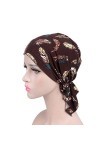 Amorar Chapeau de Chimio, Femmes&nbsp; Écharpe en Coton Turban Bandana Foulards Tête Bonnet Hijab Hairband pré-attaché de Perte de