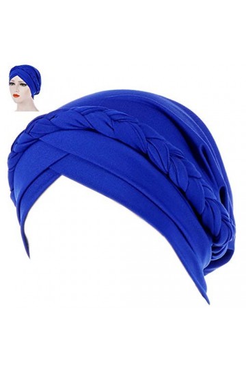 AMOYER Bohême Femmes Style Turban Braid Noeud Lady Head Foulard Musulman Hijab pour Les Femmes Accessoires Cheveux Perte De C