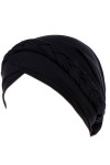 AMOYER Bohême Femmes Style Turban Braid Noeud Lady Head Foulard Musulman Hijab pour Les Femmes Accessoires Cheveux Perte De C