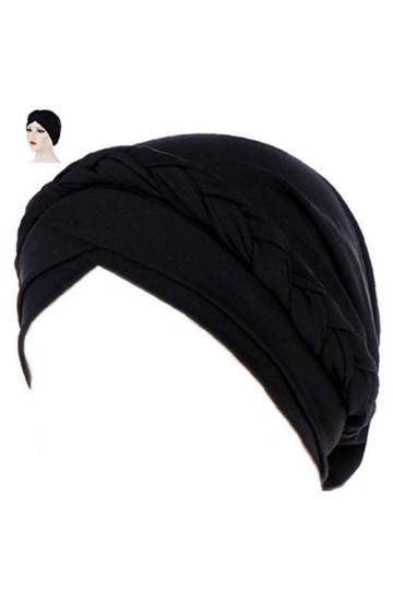 Bohême Femmes Style Turban Braid Noeud Lady Head Foulard Musulman Hijab pour Les Femmes Accessoires Cheveux Perte de Cheveux 
