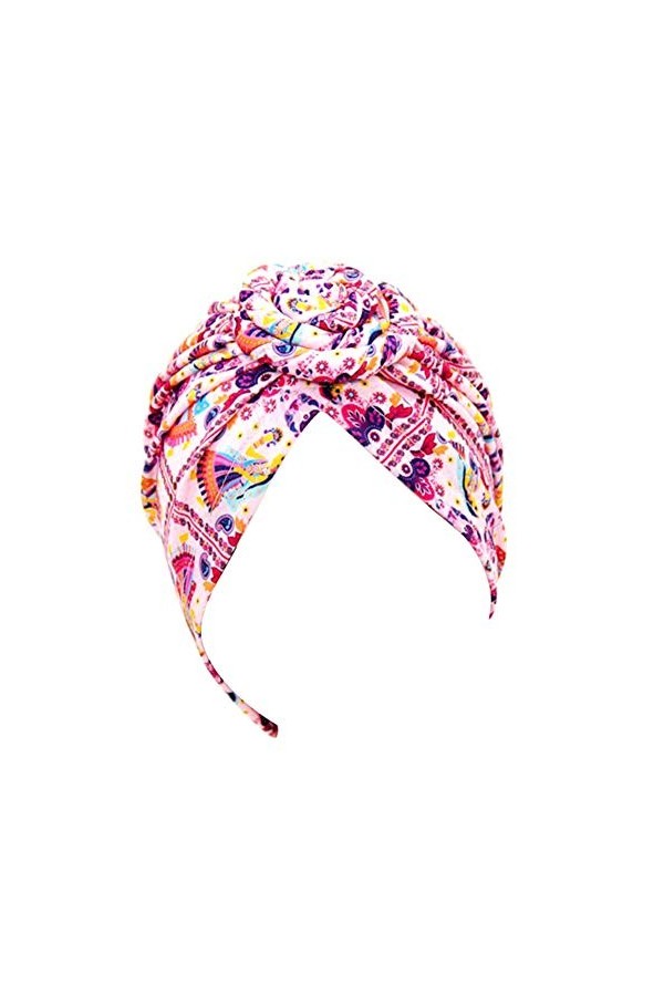 Asudaro Chapeau de Chimio, Femmes Foulard Élastique Ethnique Turban Cap Écharpe en Coton Bandana Chemo Foulards Tête Perte De