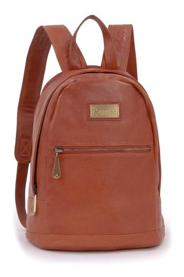 Catwalk Collection Handbags - Vintage Cuir Véritable - Sac à dos Femme - Compatible avec iPad/Tablettes/Kindle - Femme - FERN