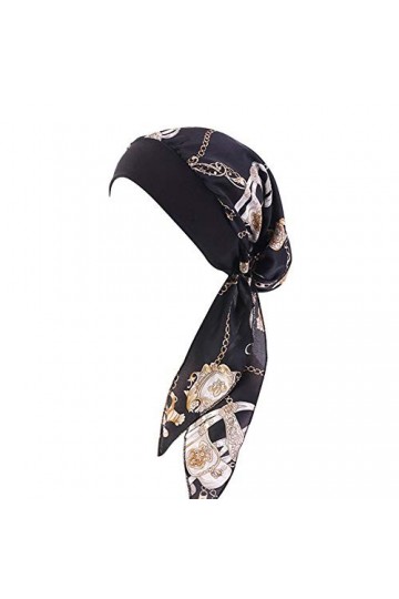 Bonnet Chimio,Asudaro Femmes Élégant Turban Bandeau Élastique Bandana Foulard Wrap Chapeau Musulman Hijab Coiffure Écharpe Ch