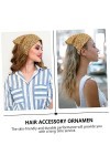 Lurrose 5Pcs Cheveux Pinces Multifonctionnelles Bandeau Élastique Wrap Turban Triangle Mixte Foulard Accessoires Fitness Spor