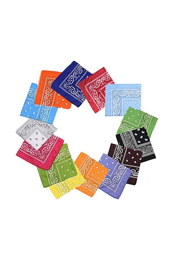 XM-Amigo 14 pezzi Set Copricapo multifunzionale multifunzionale Bandana Ciclismo Fascia per fazzoletti per adulti e Bambini 