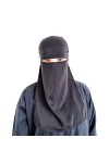 Hijab Headscarf One Piece Pull On Décoré avec Perles et Paillettes Borde Islamique Idéal pour la Mosquée Madrassa Ramadan Aïd