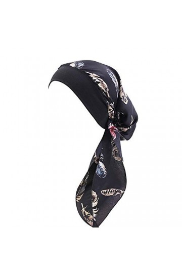 Asudaro Bonnet Chimio, Femmes Élégant Turban Bandeau Élastique Bandana Foulard Wrap Chapeau Musulman Hijab Coiffure Écharpe C