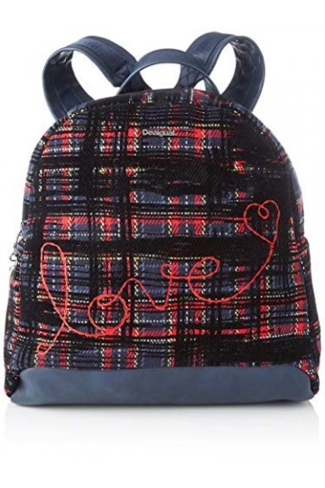 Desigual Backpack Inlove_Venice Mini, Sac Dos Tendance Femme, Grün Musgo , 28x10.5x28.1 Centimeters B x H x T 