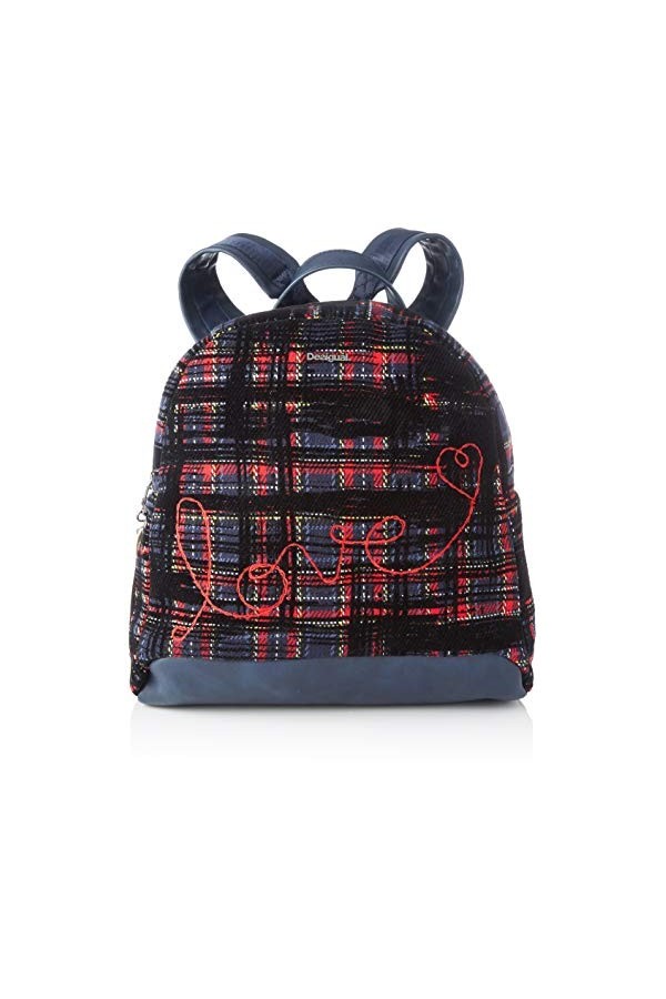 Desigual Backpack Inlove_Venice Mini, Sac Dos Tendance Femme, Grün Musgo , 28x10.5x28.1 Centimeters B x H x T 