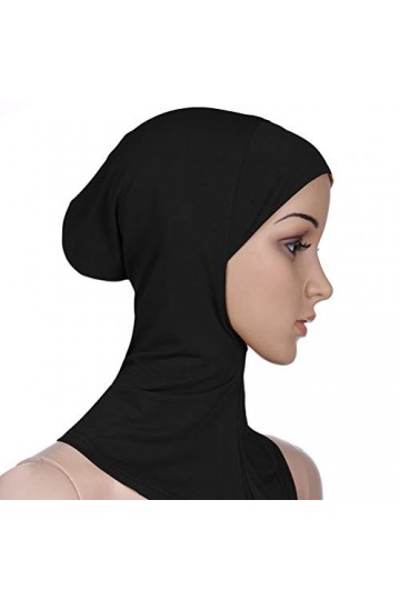 BESTOYARD Femmes réglable Musulman Hijab Cou Couverture Foulard Bonnet Hijab intérieure Pleine Couverture Bone Lady Islamique