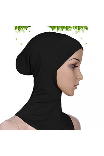 BESTOYARD Femmes réglable Musulman Hijab Cou Couverture Foulard Bonnet Hijab intérieure Pleine Couverture Bone Lady Islamique