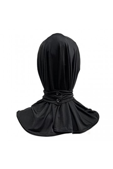 Foulard en mousseline pour femme,châles de couleur unie enveloppant le turban à couverture complète,bandeau de tête musulman 