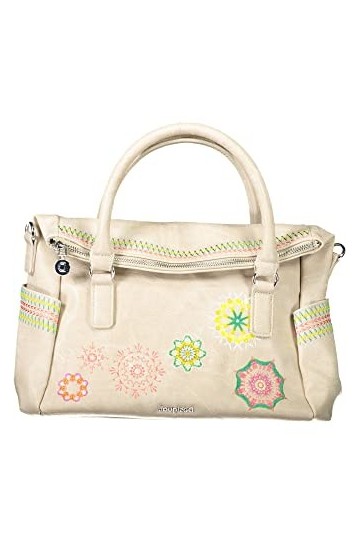 Desigual PU Hand Bag, Handbag Femme, Marron, Taille Unique