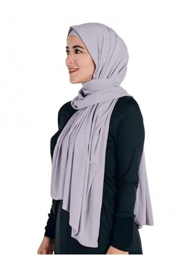 Lina & Lily Hijab Femme Musulmane, Foulard de Tête, Tissu en Jersey Modal Opaque, Maxi 180 X 80cm Jaune Moutarde 