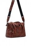 Desigual Bag, Sac Dandelion Loverty 2.0 6011 Camel Femme, Marron