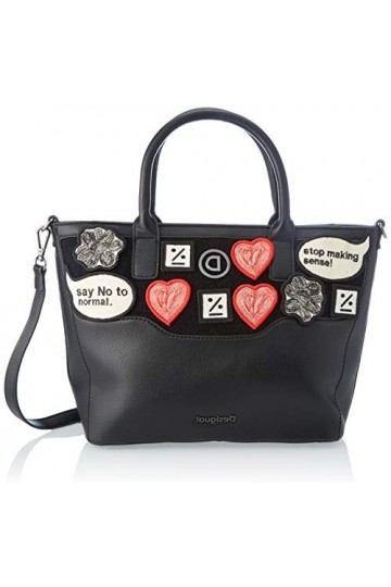 Desigual Accessories Sac à Main, Femme, Noir, U