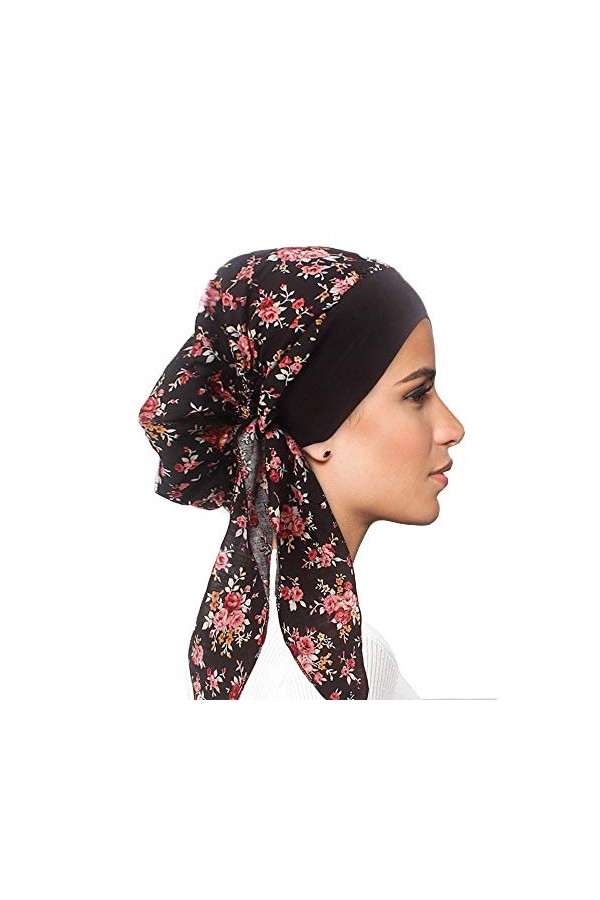 FADACHY Foulard chimio pour femme,Foulard turban britannique contre le cancer,Bandanas pour perte de cheveux,Bonnet pour canc
